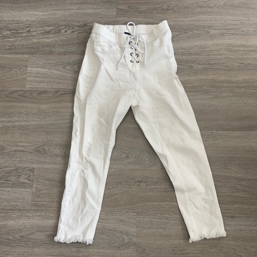 White jeans